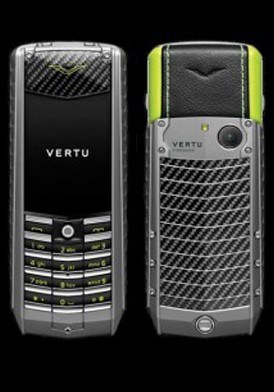 Vertu Ascent Titanium, Carbon Fibre, Black And Green Leather Mới 100% Fullbox